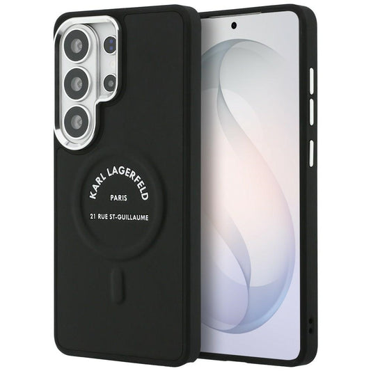 MagSafe Case for Samsung Galaxy S26 Ultra S948, Karl Lagerfeld, Karl RSG Logo, Black