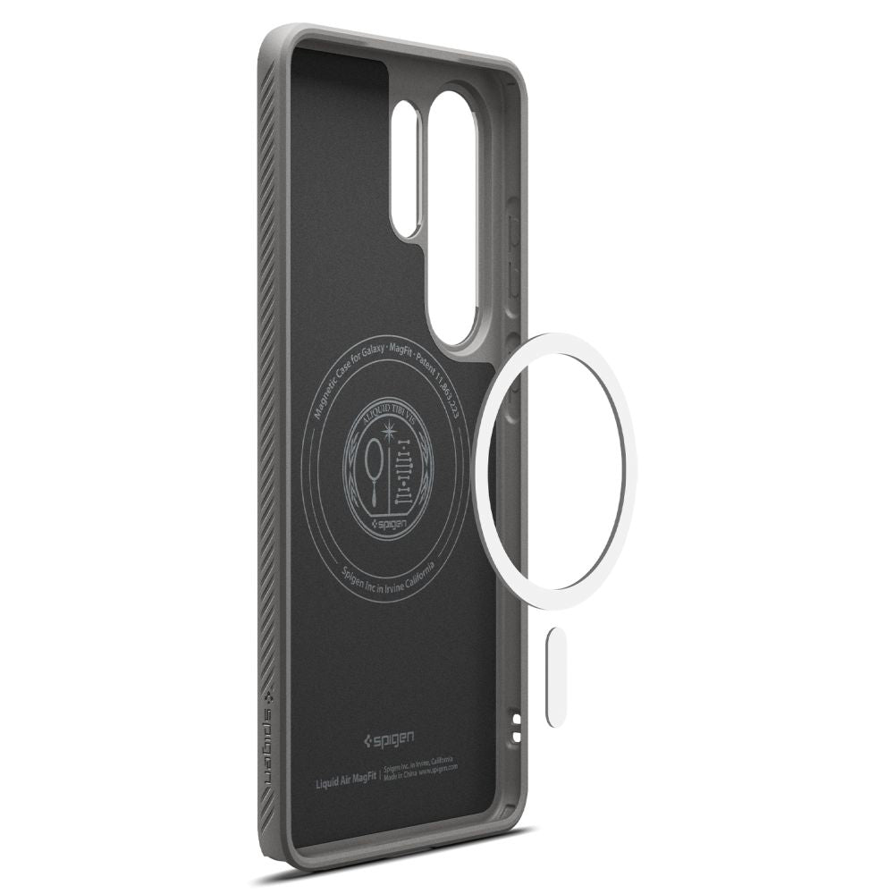 Θήκη MagSafe για Samsung Galaxy S26 Ultra S948, Spigen, Liquid Air, Γκρι ACS10675