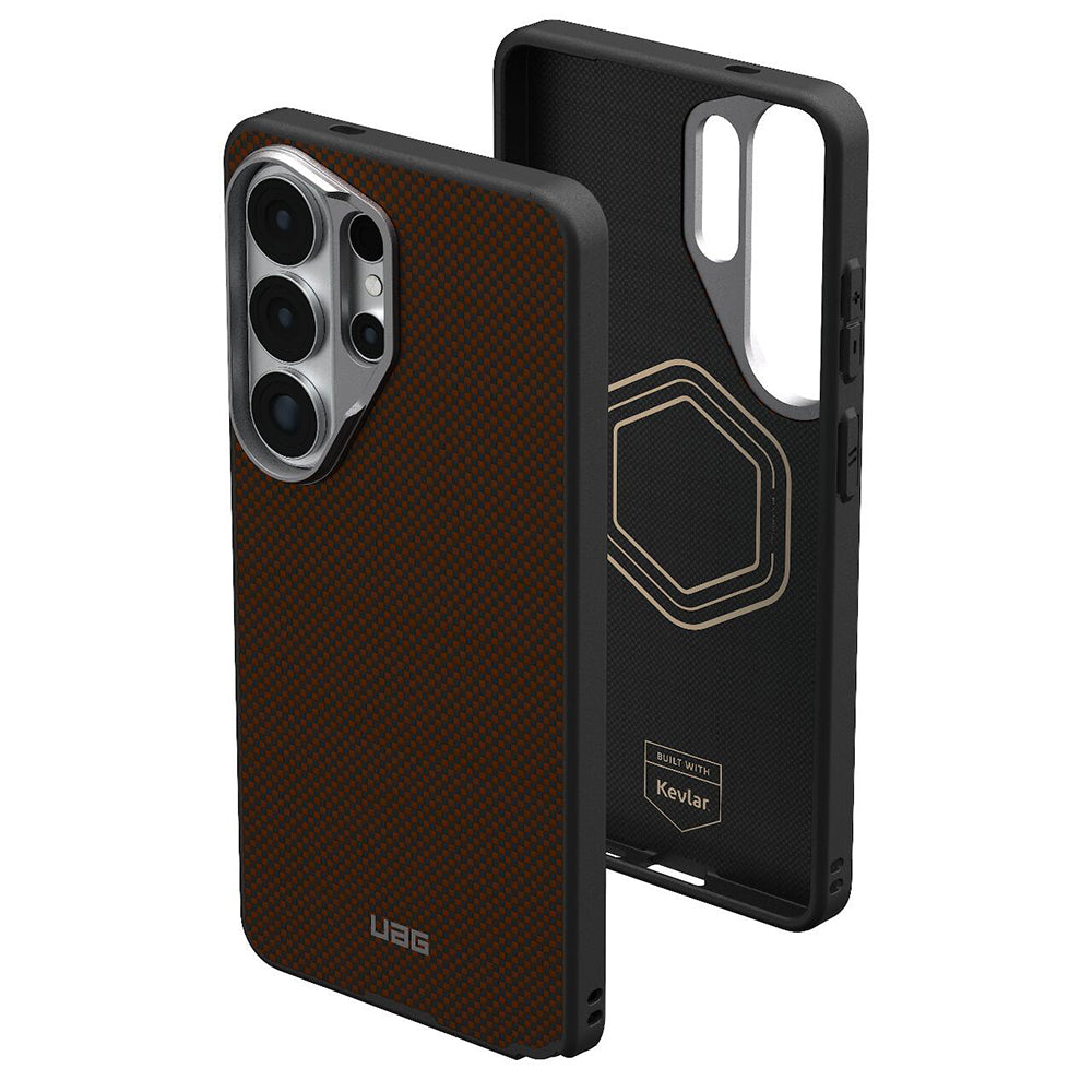 Θήκη MagSafe για Samsung Galaxy S26 Ultra S948, Urban Armor Gear, Fibr Armr, Πορτοκαλί Μαύρο