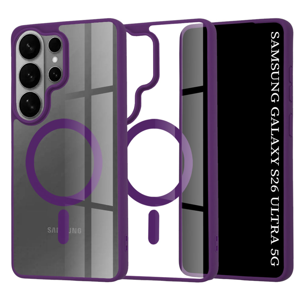 MagSafe Case for Samsung Galaxy S26 Ultra S948, Techsuit, Pro, Purple