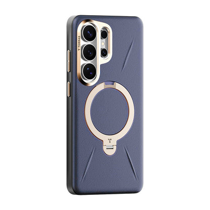 Θήκη MagSafe για Samsung Galaxy S26 Ultra S948, Torras, QPRO Leather, Μωβ