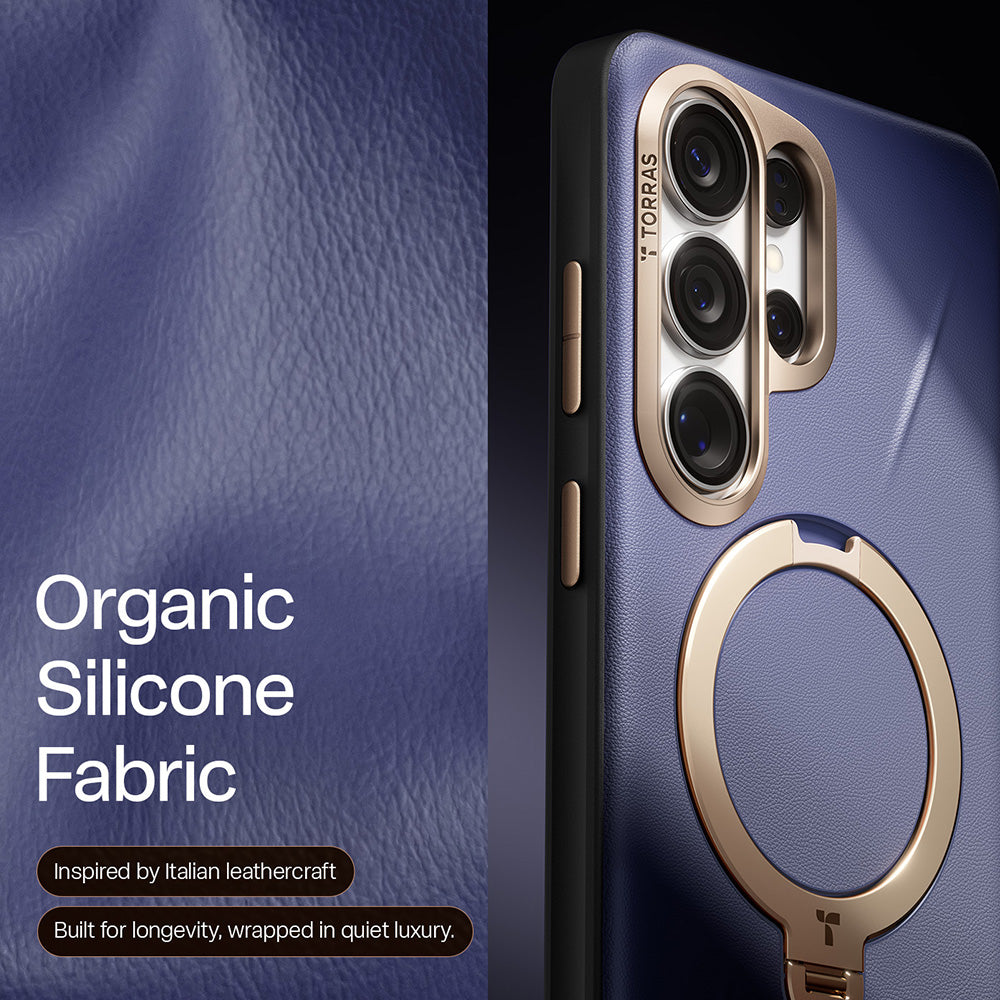 Θήκη MagSafe για Samsung Galaxy S26 Ultra S948, Torras, QPRO Leather, Μωβ