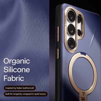 Θήκη MagSafe για Samsung Galaxy S26 Ultra S948, Torras, QPRO Leather, Μωβ