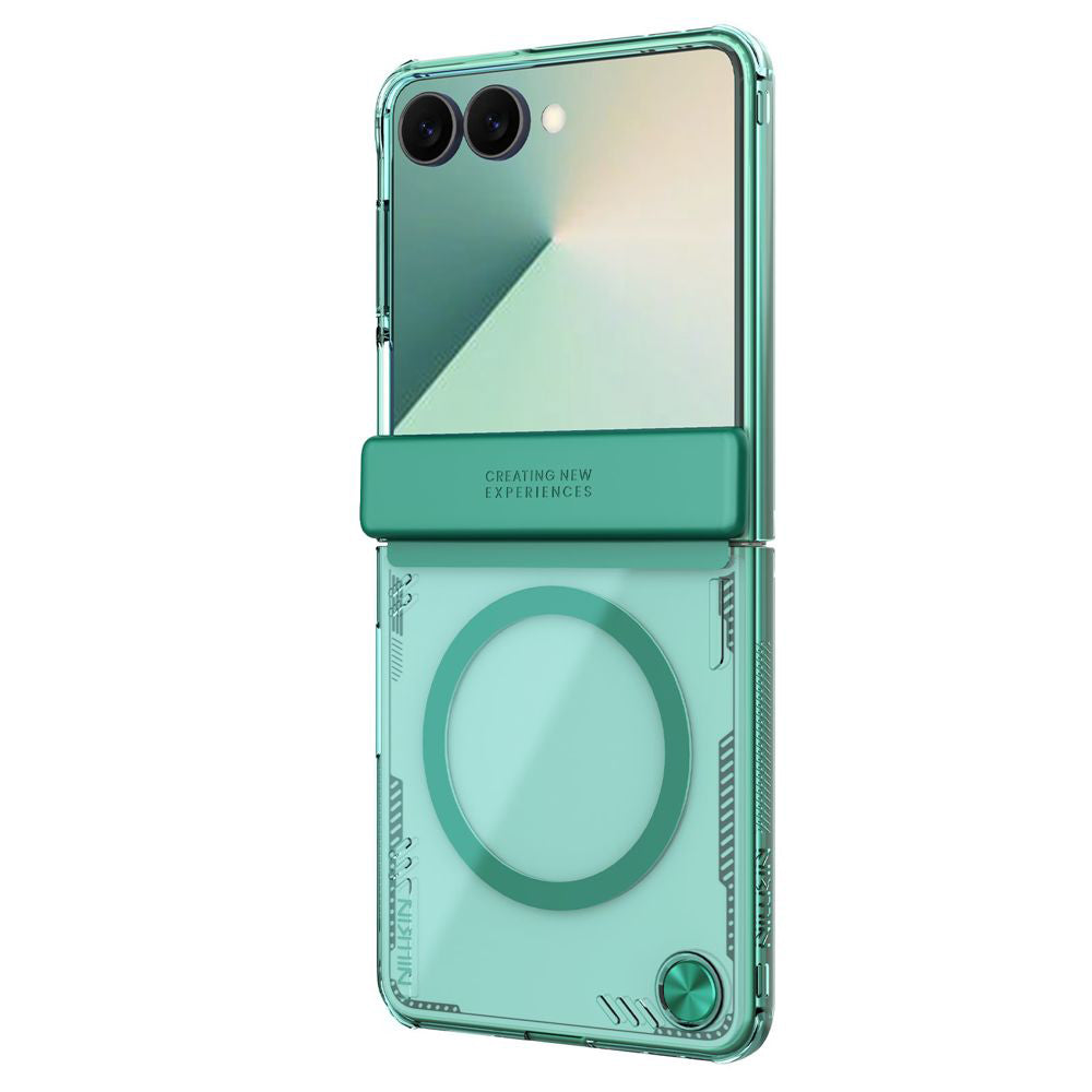 MagSafe Case for Samsung Galaxy Z Flip7 F766, Nillkin, Iceblade, Green
