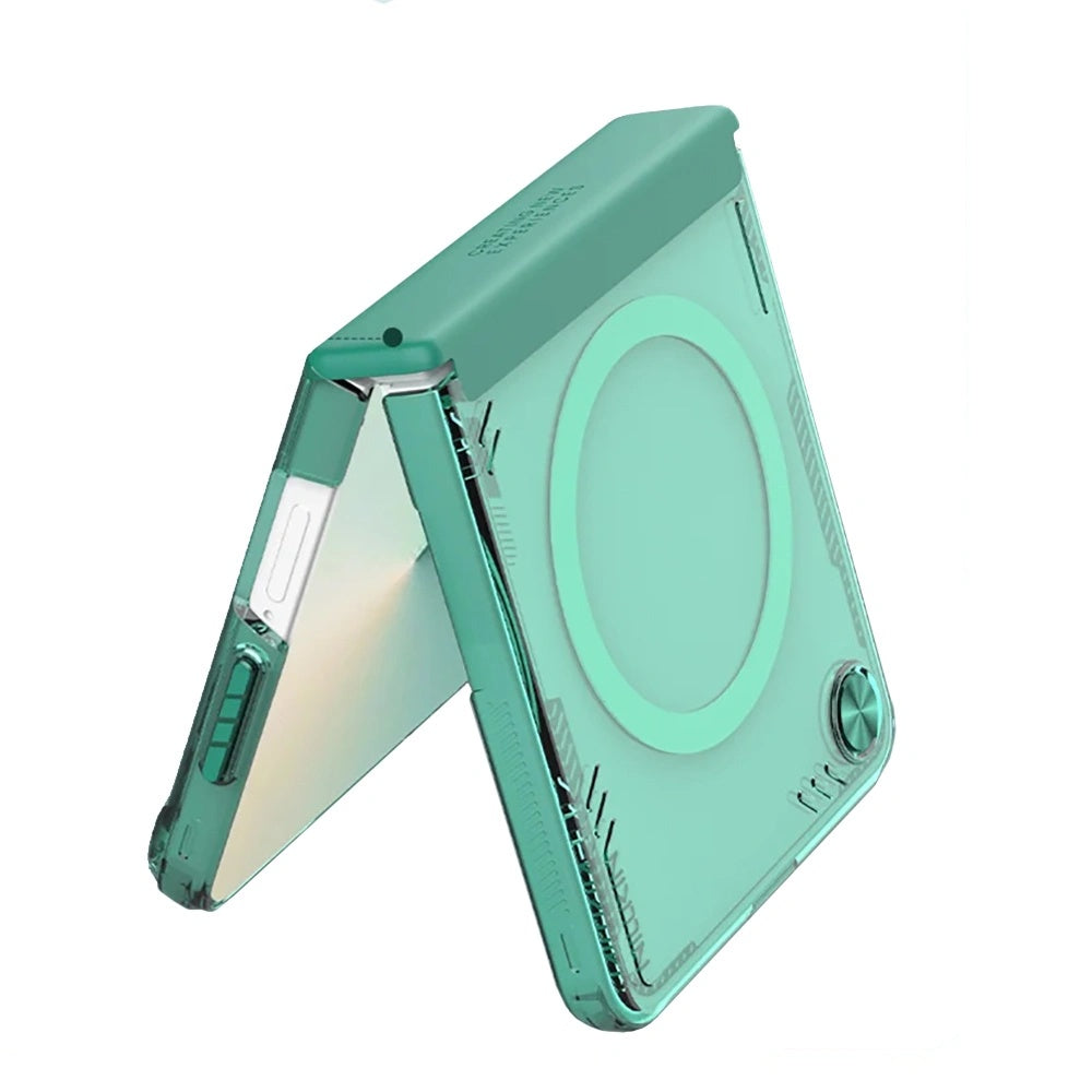 MagSafe Case for Samsung Galaxy Z Flip7 F766, Nillkin, Iceblade, Green
