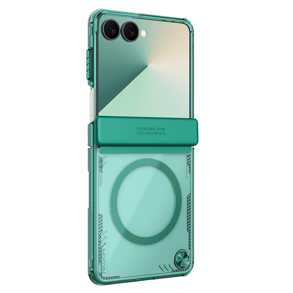 MagSafe Case for Samsung Galaxy Z Flip7 F766, Nillkin, Iceblade, Green