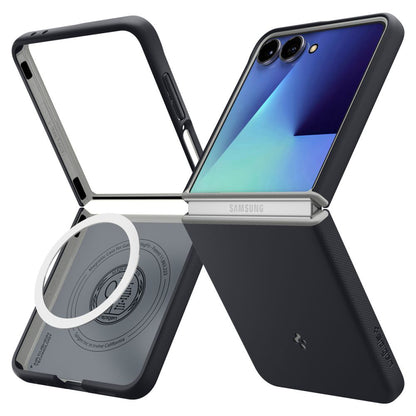 Θήκη MagSafe για Samsung Galaxy Z Flip7 F766, Spigen, Caseology Nano Pop, Μαύρη ACS11158