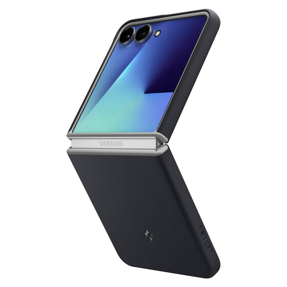 Θήκη MagSafe για Samsung Galaxy Z Flip7 F766, Spigen, Caseology Nano Pop, Μαύρη ACS11158