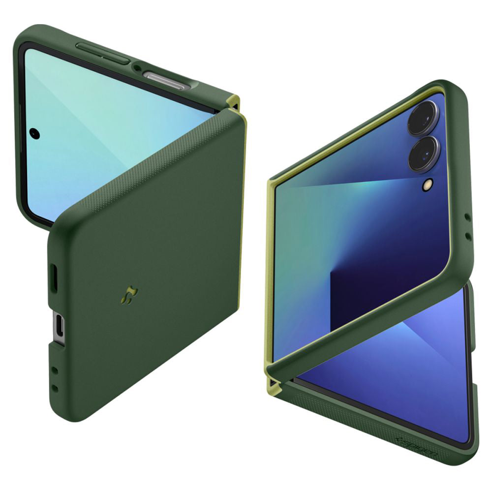 Θήκη MagSafe για Samsung Galaxy Z Flip7 F766, Spigen, Caseology Nano Pop, Πράσινο ACS11159