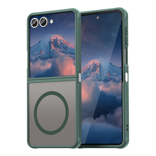 Θήκη MagSafe για Samsung Galaxy Z Flip7 F766, Techsuit, HaloFrost II, Πράσινο