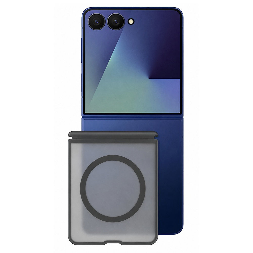 MagSafe Case for Samsung Galaxy Z Flip8 F776, Blueo, Skin Friendly Anti-Drop, Satin Black