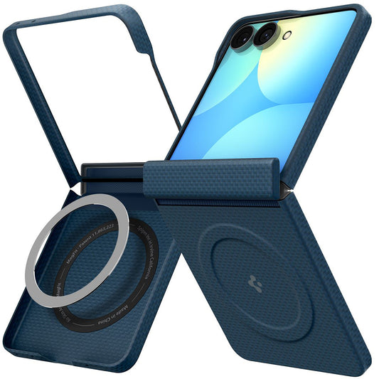 Θήκη MagSafe για Samsung Galaxy Z Flip8 F776, Spigen, Air Skin, Μπλε ACS11514