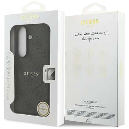 MagSafe Case for Samsung Galaxy Z Fold7 F966, Guess, 4G Classic, Black