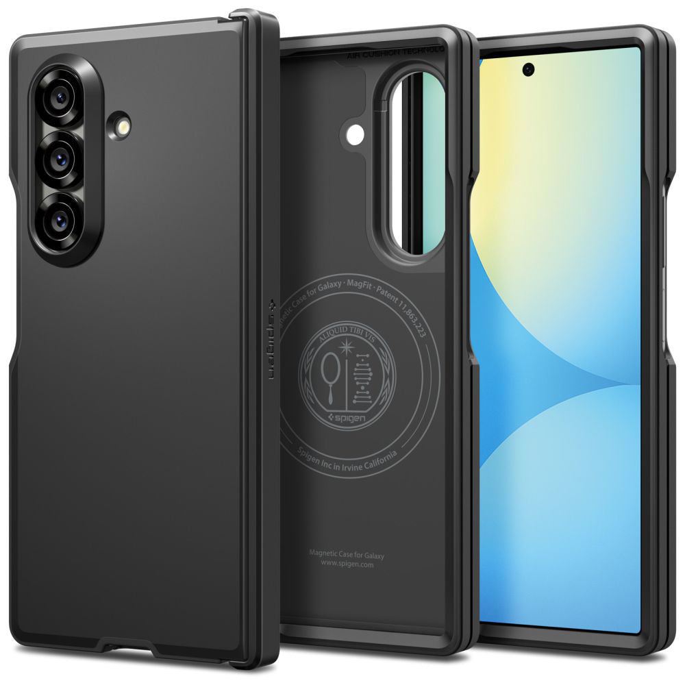 Θήκη MagSafe για Samsung Galaxy Z Fold7 F966, Spigen, Tough Armor Pro, Μαύρη ACS09549