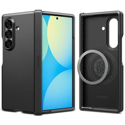 Θήκη MagSafe για Samsung Galaxy Z Fold7 F966, Spigen, Tough Armor Pro, Μαύρη ACS09549