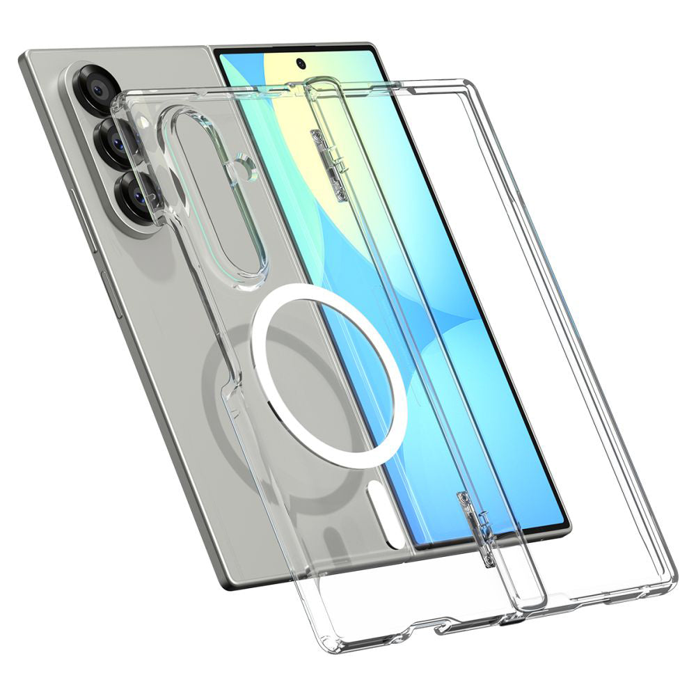 Θήκη MagSafe για Samsung Galaxy Z Fold7 F966, Spigen, Ultra Hybrid Pro, Διάφανη ACS09546
