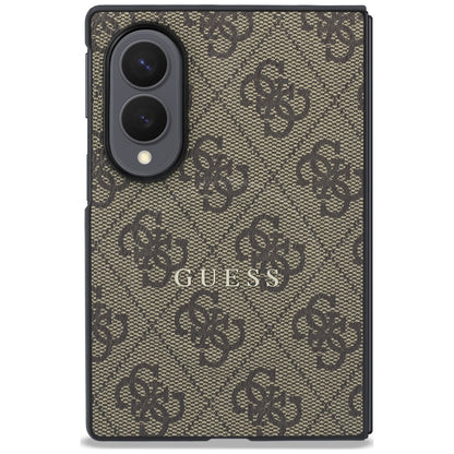 Θήκη MagSafe για Samsung Galaxy Z Fold8 F971, Guess, 4G Leather Classic, Καφέ