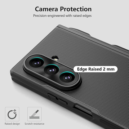 MagSafe Case for Samsung Galaxy Z Fold8 Ultra F976, Nillkin, Super Frosted Shield with Pen Holder, Black