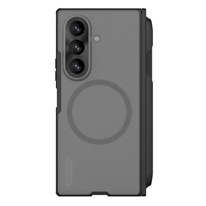 Θήκη MagSafe για Samsung Galaxy Z Fold8 Ultra F976, Nillkin, Super Frosted Shield με Θήκη για Στυλό, Μαύρη Διαφανής