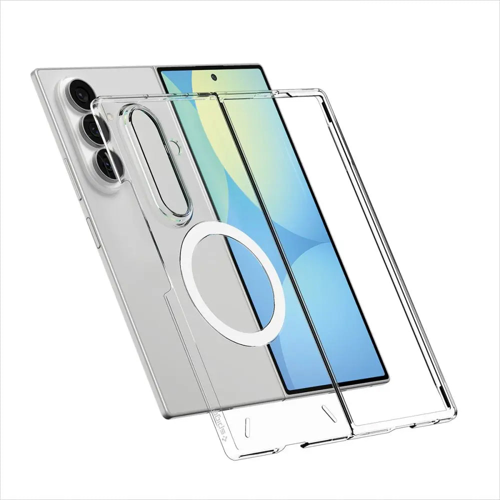 Θήκη MagSafe για Samsung Galaxy Z Fold8 Ultra F976, Spigen, Air Skin, Διαφανές Λευκό ACS11505
