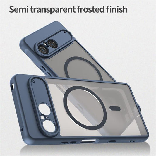 Θήκη MagSafe για Sony Xperia 10 VII, Techsuit, HaloFrost II, Μπλε Ναυτικό