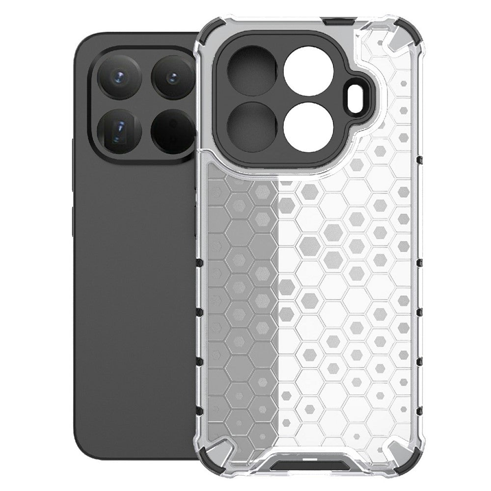 MagSafe Case for Xiaomi 15T Pro, Techsuit, HoneyComb Shield, White