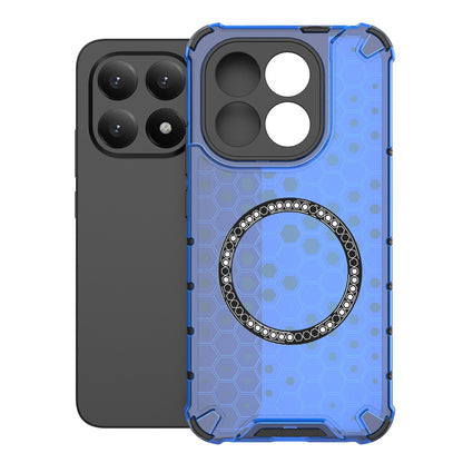MagSafe Case for Xiaomi 15T, Techsuit, HoneyComb Shield, Blue