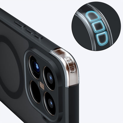 MagSafe Case for Xiaomi 15T, Techsuit, PureFrost, Satin Black