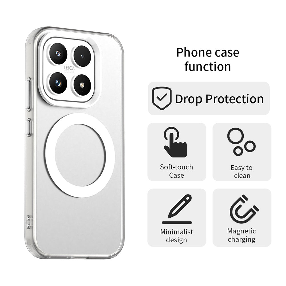 Θήκη MagSafe για Xiaomi 17, Techsuit, CandyCase, Λευκή