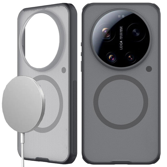 Θήκη MagSafe για Xiaomi 17 Ultra, Nillkin, Super Shield Pro, Μαύρη Διαφανής