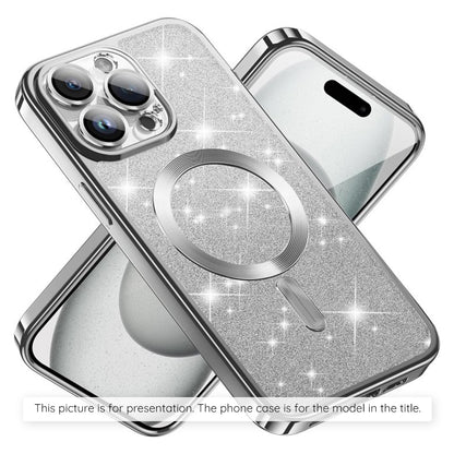 Θήκη MagSafe για Xiaomi 17T Pro, Techsuit, Luxury Glitter, Ασημί