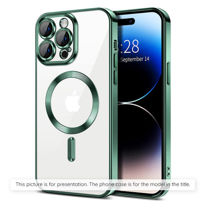Θήκη MagSafe για Xiaomi 17T, Techsuit, Luxury Crystal, Σκούρο Πράσινο