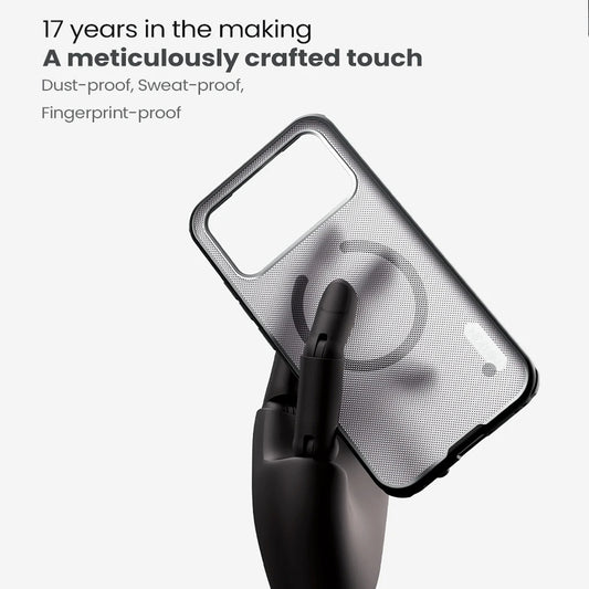 Θήκη MagSafe για Xiaomi Poco F8 Ultra, Nillkin, Super Shield Pro, Μαύρη Διαφανής