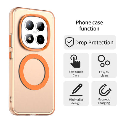 Θήκη MagSafe για Xiaomi Poco M8 Pro / Redmi Note 15 Pro+ 5G, Techsuit, CandyCase, Πορτοκαλί