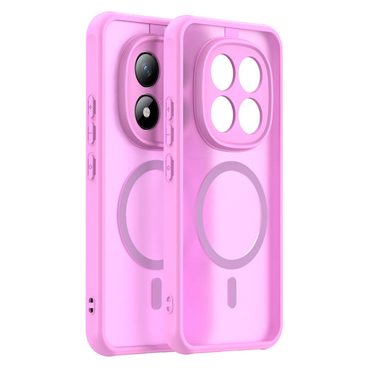 Θήκη MagSafe για Xiaomi Poco M8 Pro / Redmi Note 15 Pro+ 5G, Techsuit, HaloFrost II, Ροζ