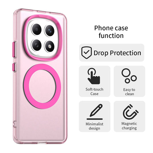 Θήκη MagSafe για Xiaomi Poco M8 / Redmi Note 15 5G / Note 15 4G, Techsuit, CandyCase, Ροζ
