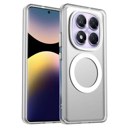 Θήκη MagSafe για Xiaomi Poco X7 / Redmi Note 14 Pro 5G, Techsuit, CandyCase, Λευκό