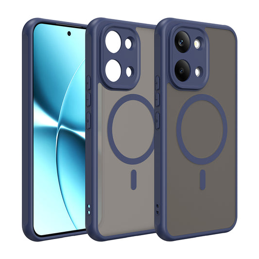 Θήκη MagSafe για Xiaomi Poco X8 Pro Max, Techsuit, HaloFrost II, Μπλε Σκούρο