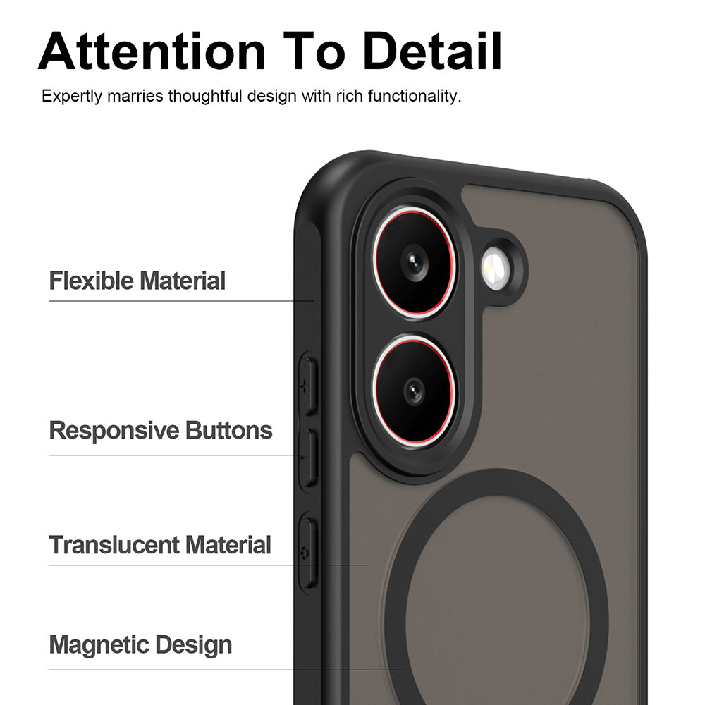Θήκη MagSafe για Xiaomi Poco X8 Pro, Techsuit, HaloFrost II, Μπλε