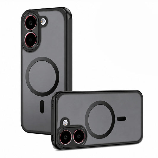 Θήκη MagSafe για Xiaomi Poco X8 Pro, Techsuit, PureFrost, Μαύρο Σατινέ