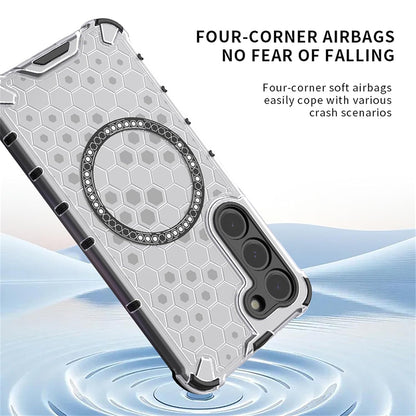 MagSafe Case for Xiaomi Redmi 15 5G / 15 4G, Techsuit, HoneyComb Shield, Blue