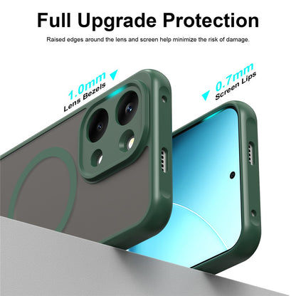 MagSafe Case for Xiaomi Redmi 17 5G / 17 4G, Techsuit, HaloFrost II, Green