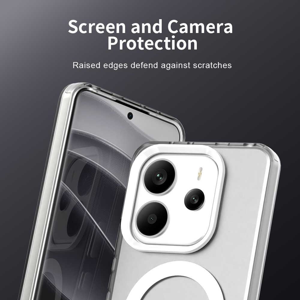 MagSafe Case for Xiaomi Redmi Note 14 5G, Techsuit, CandyCase, White