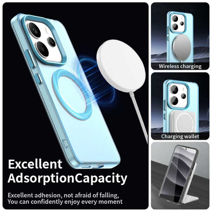 Θήκη MagSafe για Xiaomi Redmi Note 14 5G, Techsuit, CandyCase, Μπλε