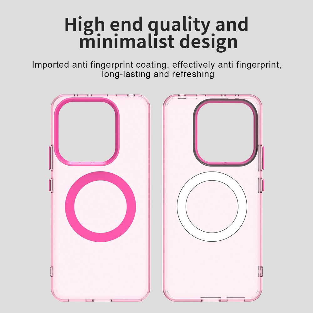 Θήκη MagSafe για Xiaomi Redmi Note 14 5G, Techsuit, CandyCase, Ροζ