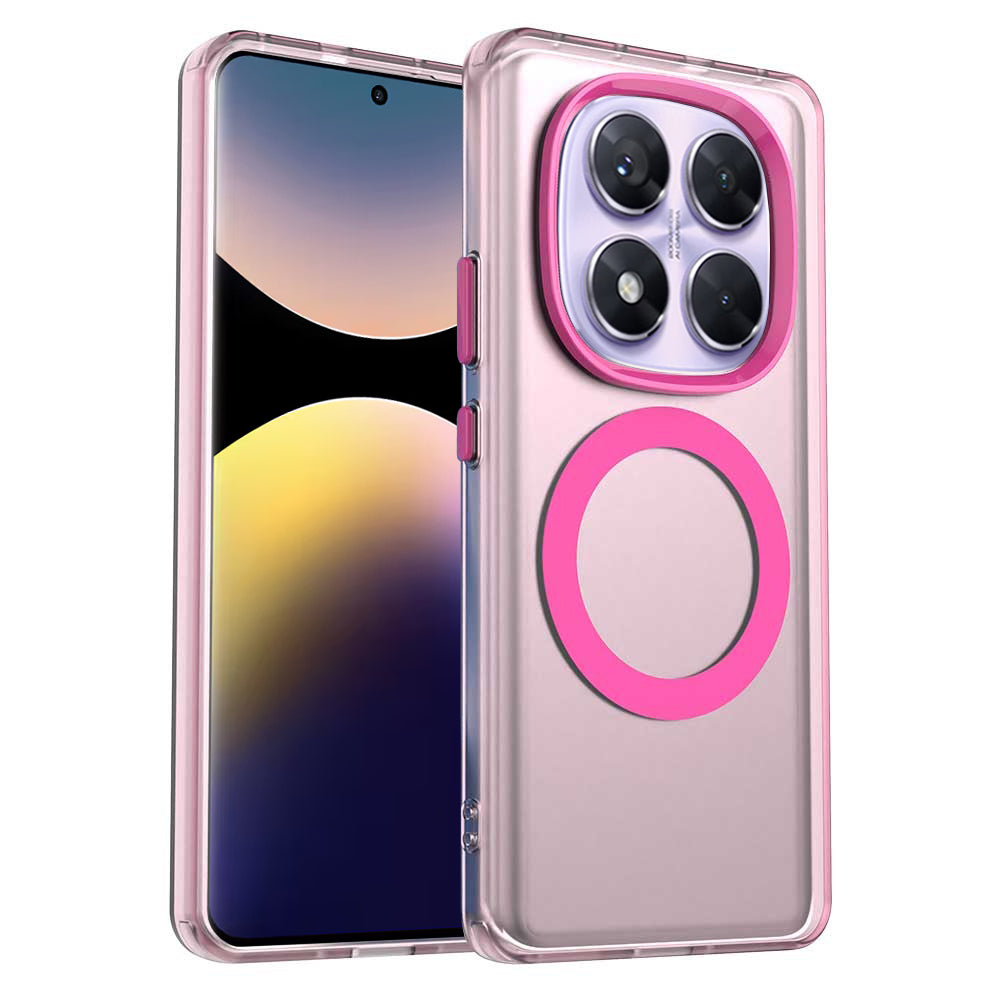 MagSafe Case for Xiaomi Redmi Note 14 Pro 4G, Techsuit, CandyCase, Pink