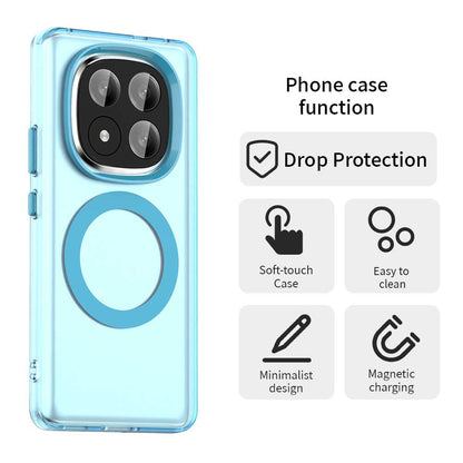 Θήκη MagSafe για Xiaomi Redmi Note 14 Pro+ 5G, Techsuit, CandyCase, Μπλε