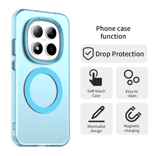 Θήκη MagSafe για Xiaomi Redmi Note 15 Pro 5G, Techsuit, CandyCase, Μπλε