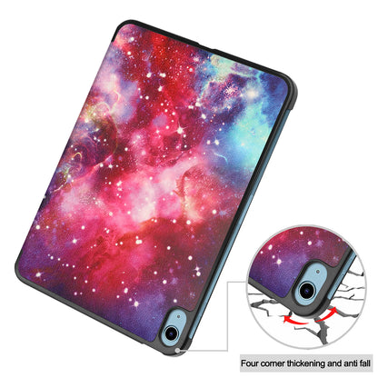 Case for Apple iPad (2025) / (2022), Techsuit, FoldPro Galaxy, Multicolor