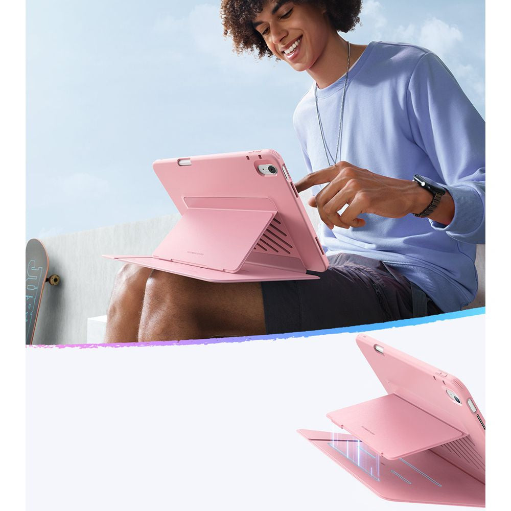 Case for Apple iPad (2025) / (2022), ESR, Flip Hybrid, Pink